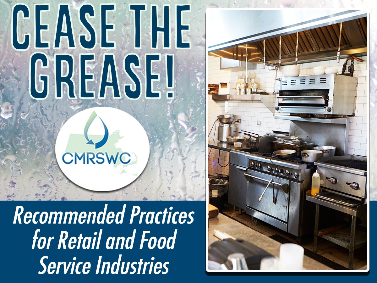 MAStormH2O's tweet image. Grease in your kitchen = trouble in the pipes! 🍳🛑 Food service businesses should follow best practices to keep fats, oils, and grease out of the drains. Prevent backups, protect water quality, and #CeaseTheGrease! 

#CMRSWC #FOGControl #StormwaterAwareness