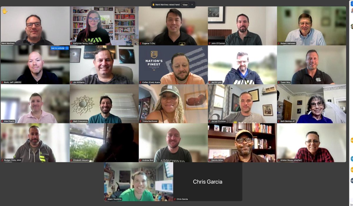 iava's tweet image. #IAVACavalry July 2025 is underway.
These veterans are motivated and passionate about continuing to serve and lead 💪