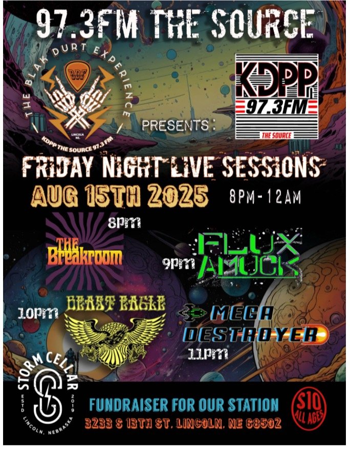 Friday Aug 15th we'll be in Lincoln, NE at <a href="/Stormcellar2019/">Storm Cellar Lincoln</a>. Let's get weird Lincoln!