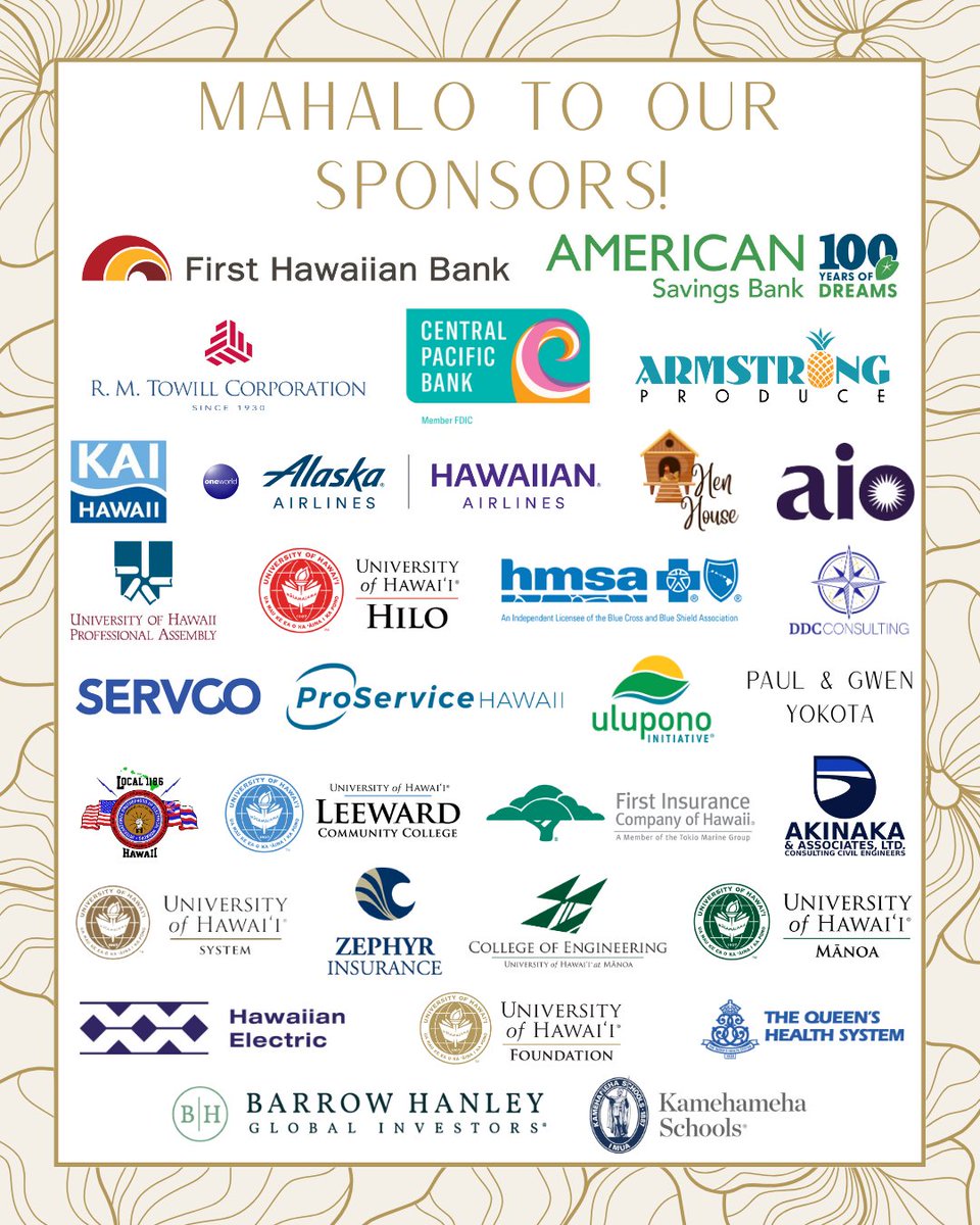 For the first time ever, we're thrilled to share that sponsorships for the 4th Annual UH Alumni Makers’ Market are officially sold out! Mahalo to our amazing sponsors for supporting our UH alumni makers and helping make this event possible.

General Admission tickets are still