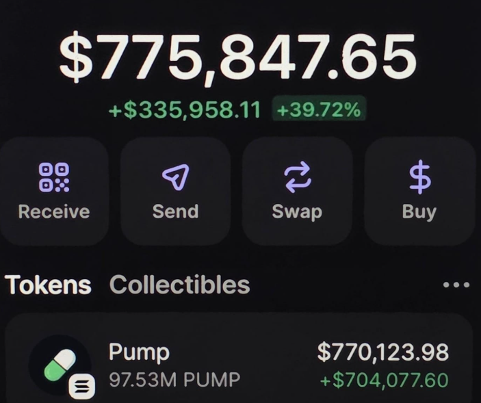 FartsLessOnSOL's tweet photo. BREAKING 🚨 The $PUMP airdrop is live and ready to reward @pumpdotfun’s loyal community! 

With 10,000,000 tokens up for grabs, early users can connect their wallets at https://t.co/vcfgIlEupS and claim their share now. 💎

Don’t miss this #Solana gem! 
#PumpDotFun #Airdrop #Crypto @GiveRep