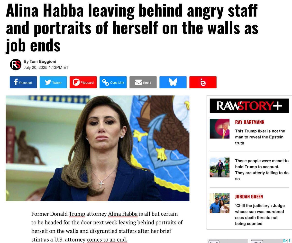 BrooklynFlowe15's tweet image. Alina Habba is so DUMB that she LOST every case that she represented Donald Trump in and she’d NEVER be confirmed by the Senate, so why is Donald Trump keeping this BIMBO around?