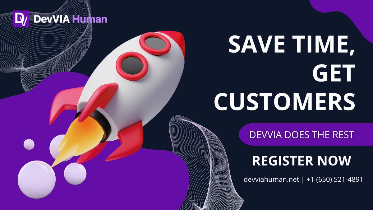 DevVIAHuman's tweet photo. Save Time, Get Customers
Register now and let DevVIA do the rest!

👉 https://t.co/xNa3D1Tmqn | +1 (650) 521-4891

#DevMarketing #IndieDev #SaaSGrowth #HumanMarketing https://t.co/atE4HxQ7fU