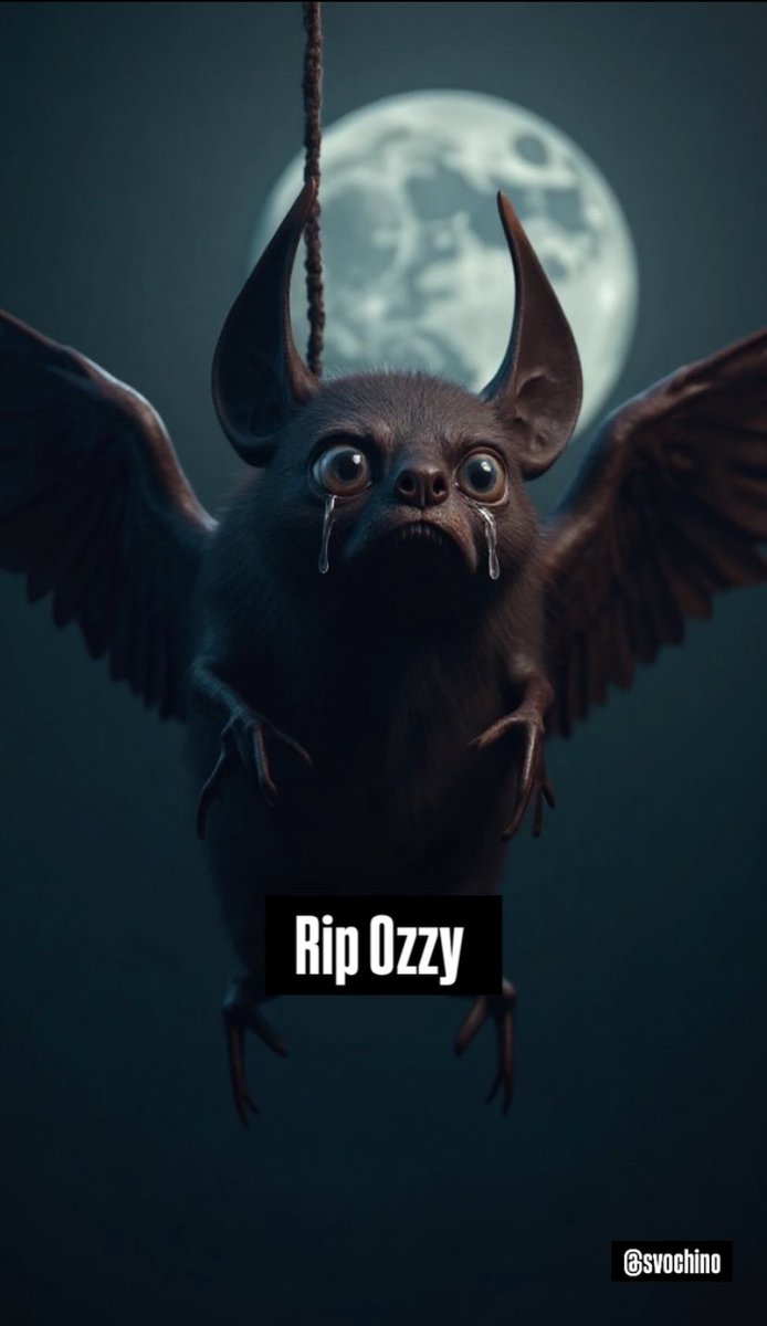 svochino's tweet photo. Rip OZZY #OzzyOsbourne #Ozzy https://t.co/wwPY1wHbmj