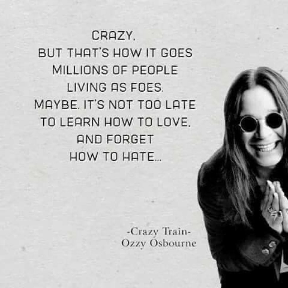 I first heard War Pigs as a kid and I was hooked ever since. Pioneer, inspiration and legend. RIP GOAT…