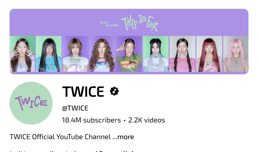 OLTSupport's tweet image. TWICE gained +100k subscribers in the last 11 days reaching 18.4M subscribers on YouTube π₯π