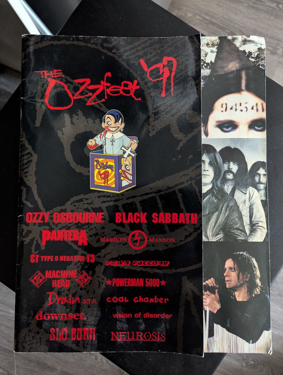 HollanderAdam's tweet image. One of my best friends just sent me this. They saved it from when we went to Ozzfest 97, over 28 years ago 🤦‍♂️

I still remember that particular show. Got to see Pantera with Dimebag, Type O with Peter…

Ozzy deeply influenced and brought together the best of heavy metal.