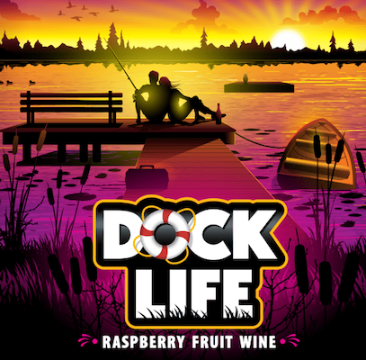 Dock Life= Raspberry;   WI- Forgotten Firewinery