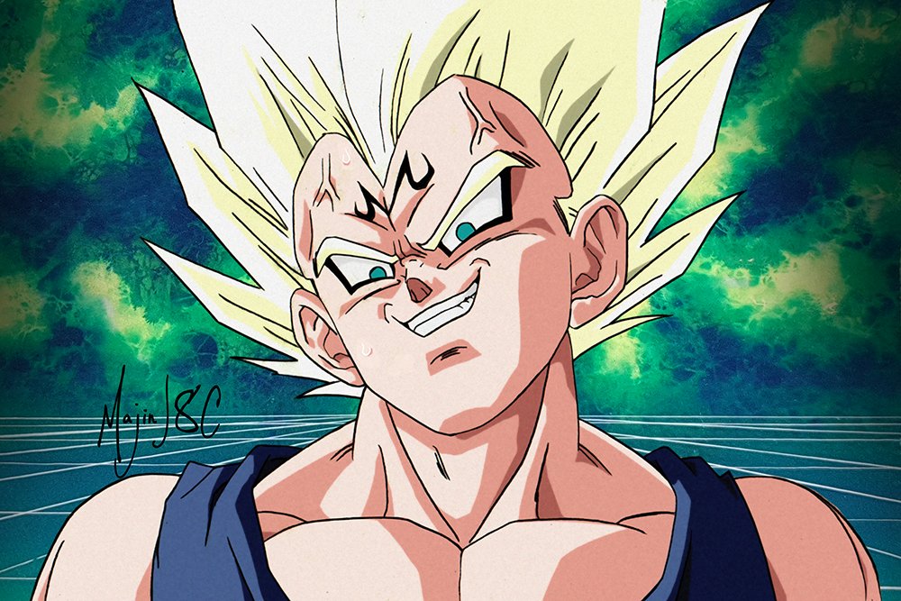 MajinJ8C's tweet image. Majin Vegeta
source : @StudioKochab for the correction