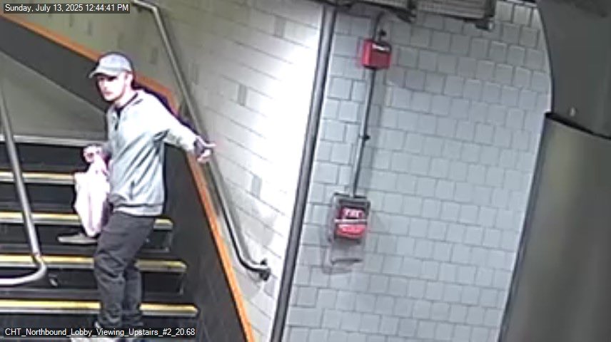 MBTATransitPD's tweet image. ID sought re : False Fire Alarm #MBTA Chinatown Station 7/13 1PM. Recognize this person of interest? Pls contact our CIU at 617-222-1050 w/any info you may have. U can remain anonymous. TY.