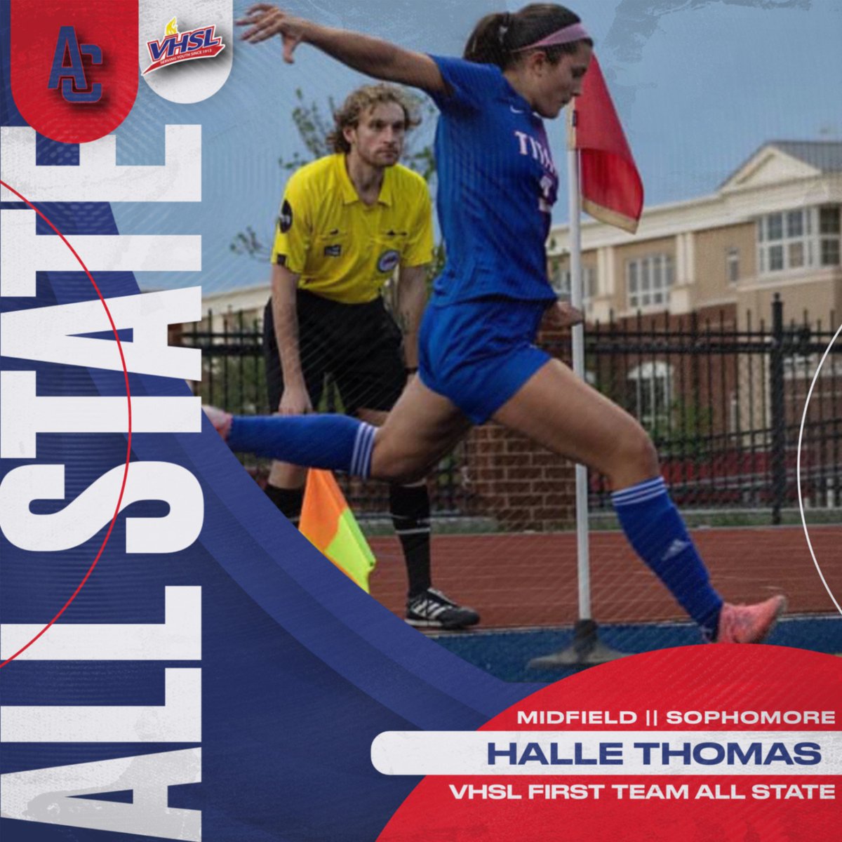 Huge congratulations to Halle Thomas for being selected to the VHSL Class 6 First Team All-State! 🎉⚽️
Your hard work, passion, and dedication to the game continue to inspire—way to go, Halle! 🙌🔥 #ACTitansGirlsSoccer
📸@molinalens