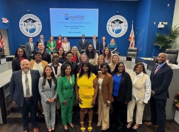 Cardinals it’s time to Celebrate 🎉 We have a new Assistant Principal joining our team! Mr.Andrew Hesler &amp; we couldn’t be more excited! Welcome to the Cardinal Nest! Mr.Hesler will be the 8th grade Administrator. <a href="/AlanStraussbcps/">Alan Strauss</a> <a href="/bellraho/">Raheela Bello</a> <a href="/RickettsMishca/">Mishca Ricketts</a> <a href="/andrew_hes38327/">Andrew Hesler</a>