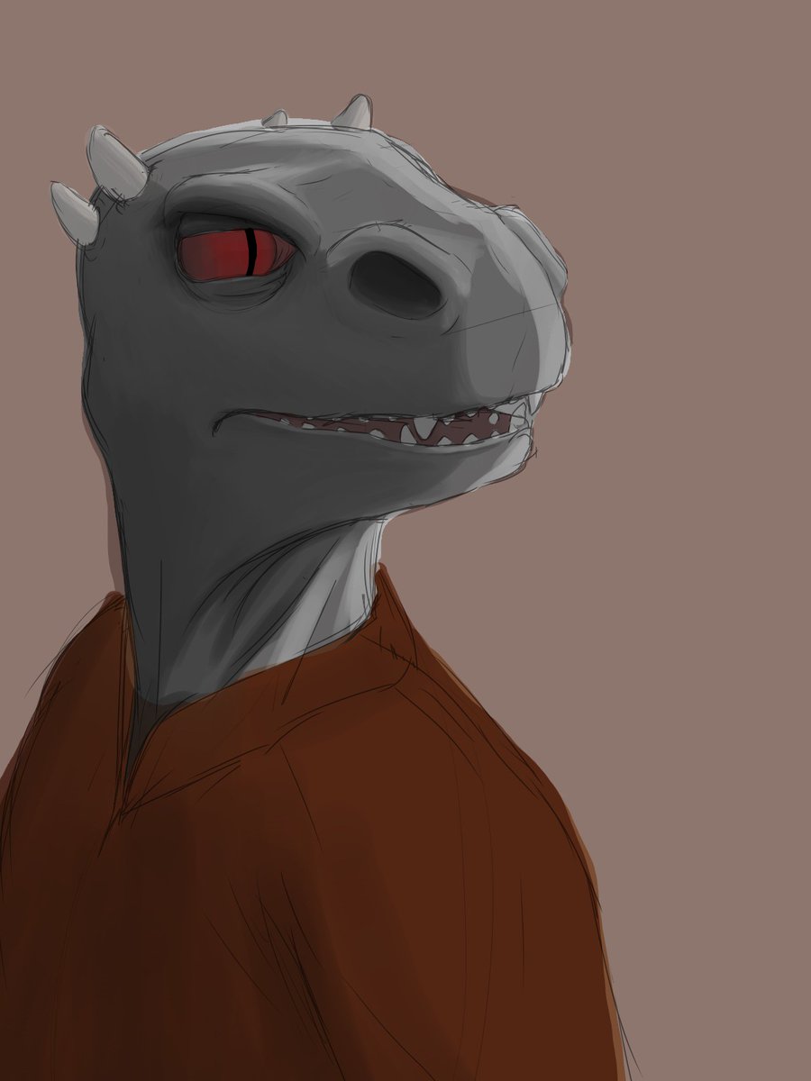 jt_salmon's tweet image. Selnans are an odd reptilian species, known for their strength, and their culture that blends with other like oil and water.

This was mostly just a rough concept. Not 100% accurate.

#conceptart #fantasybooks