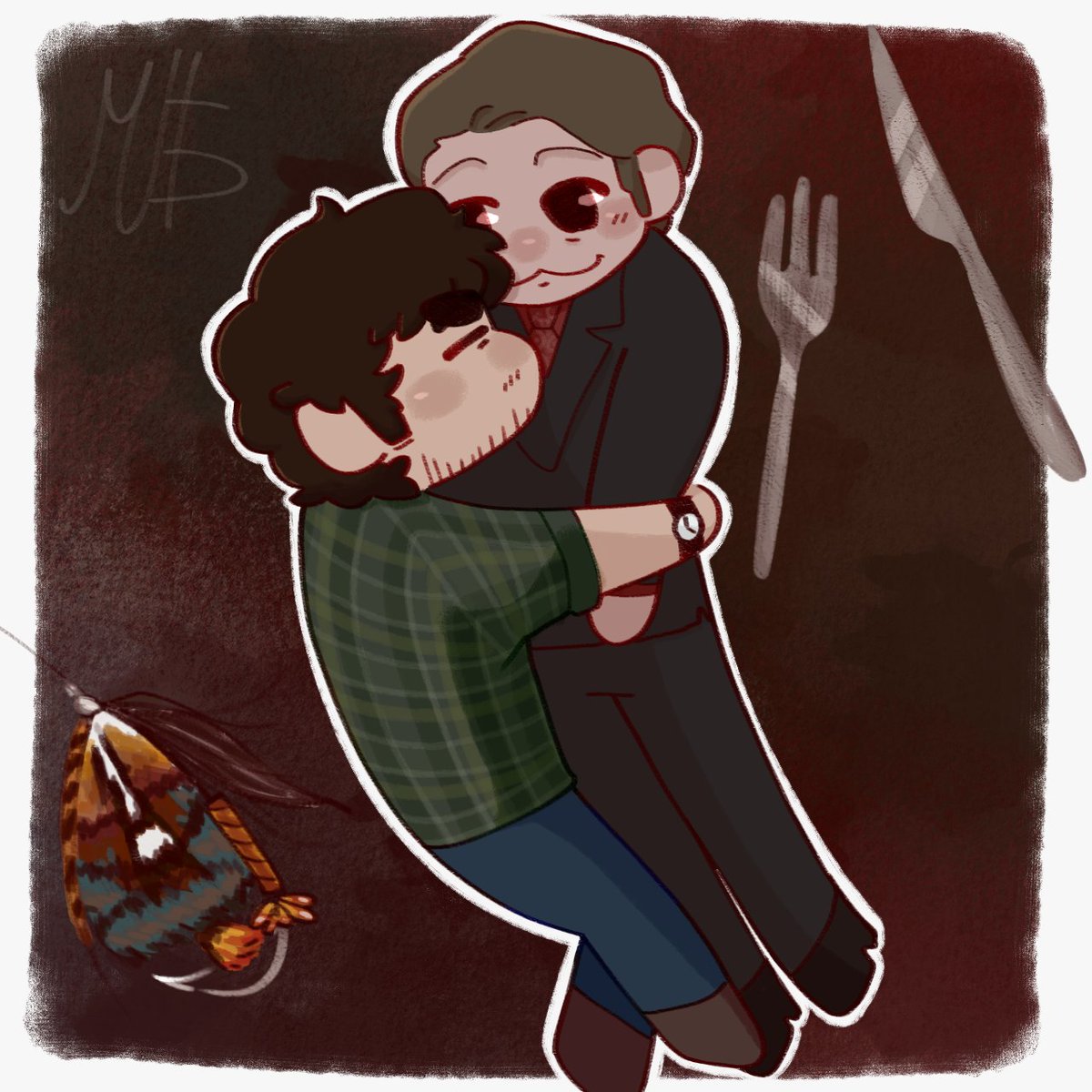 MolderHP467's tweet image. 🎣🐕 Hannigram 🫀🍴
#Hannigram #hannibal #hannibalfanart #Hannigramfanart