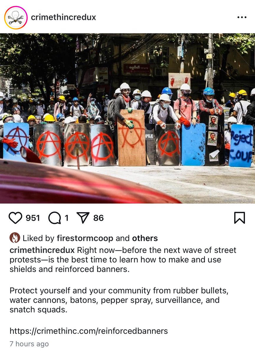 DrKarlynB's tweet image. Antifa is telling people that now is the best time to learn how to make a shield before the next round of street protests.
This is their publishing arm: