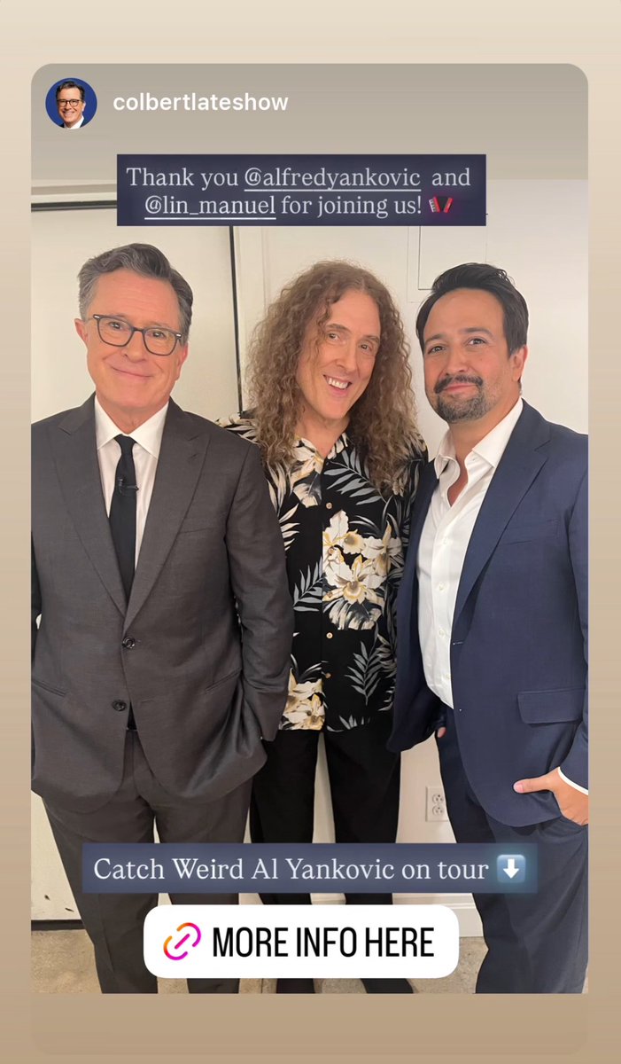 weirdalupdates's tweet image. Weird Al reposted on Instagram: