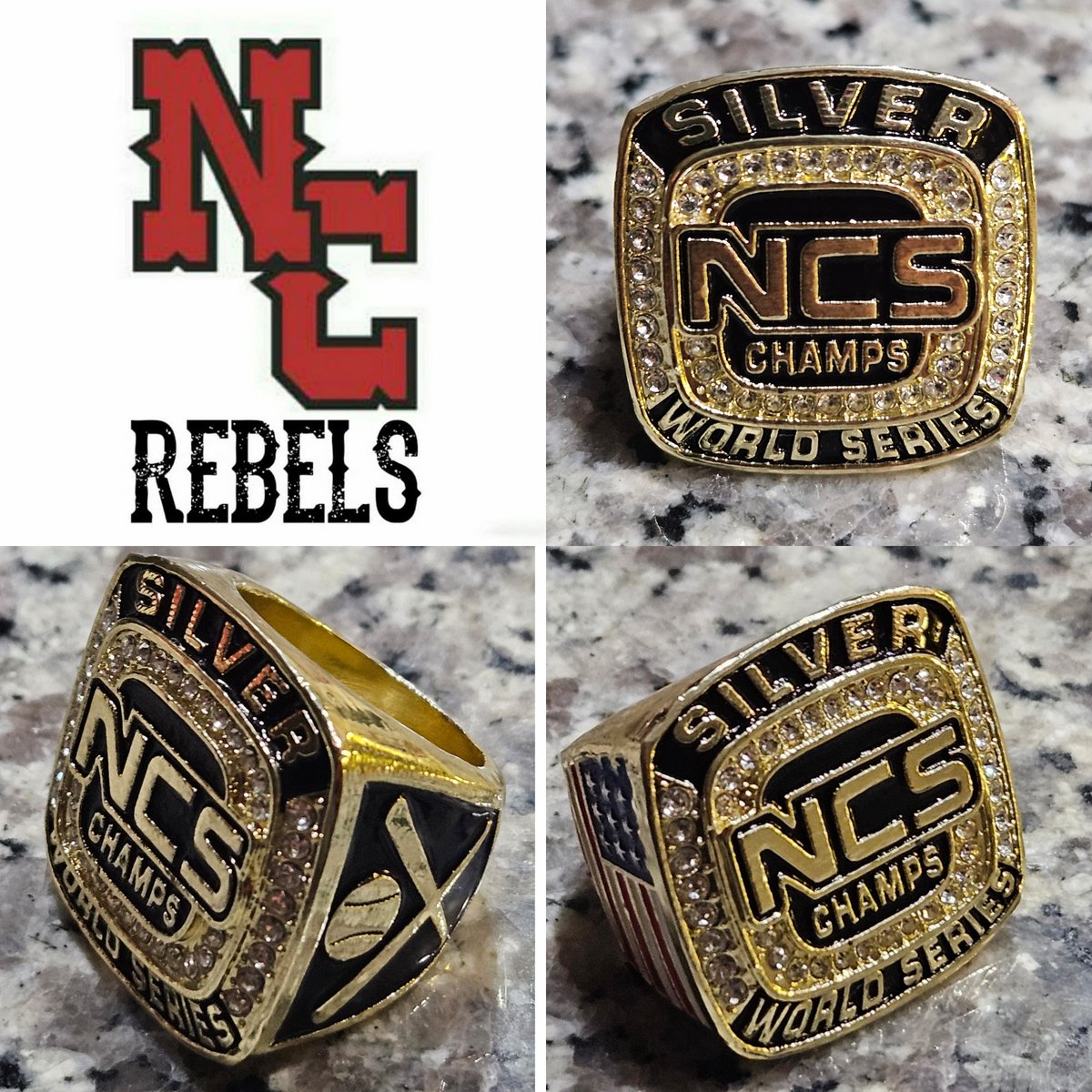 NCRebelsBB's tweet photo. The Rebels 14U boys took home some hardware this past weekend in Reno. They competed against some tough competition in the NCS Ultimate World Series &amp; earned the Silver Bracket Championship. #NCR #Rebels #Baseball #Family #WeNotMe #HomeGrown #HomeBuilt #Tradition @YSBC_Sports https://t.co/6LrWsWcrsP