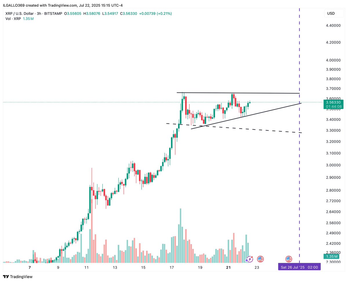 NavigatorsReset's tweet image. #XRP By the weekend a move should be made -