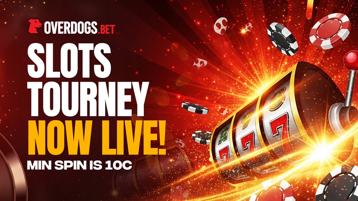 OverDogsBet's tweet image. Our slots tourney is live with $1,346.35 in the pot and just over a day left!
Min spin 10c, 1 point per $1 won, two leaderboards to climb.
Get spinning and see where you finish!🎰