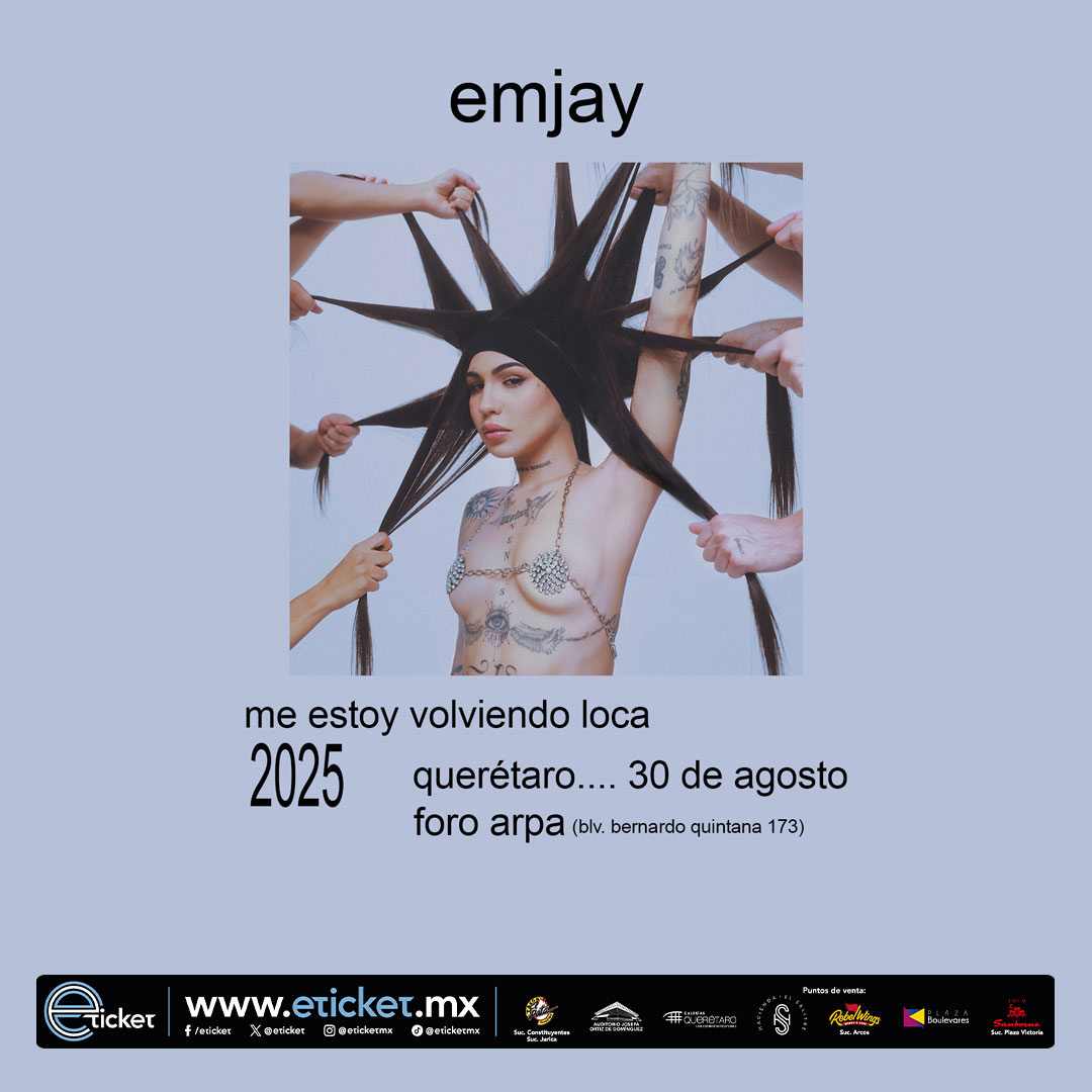 ⚡¡Foro Arpa se prende con Emjey! 🩶
Prepárate para una noche de beats, luces y puro flow
😎
Boletos a la venta en eticket.mx 😮‍💨