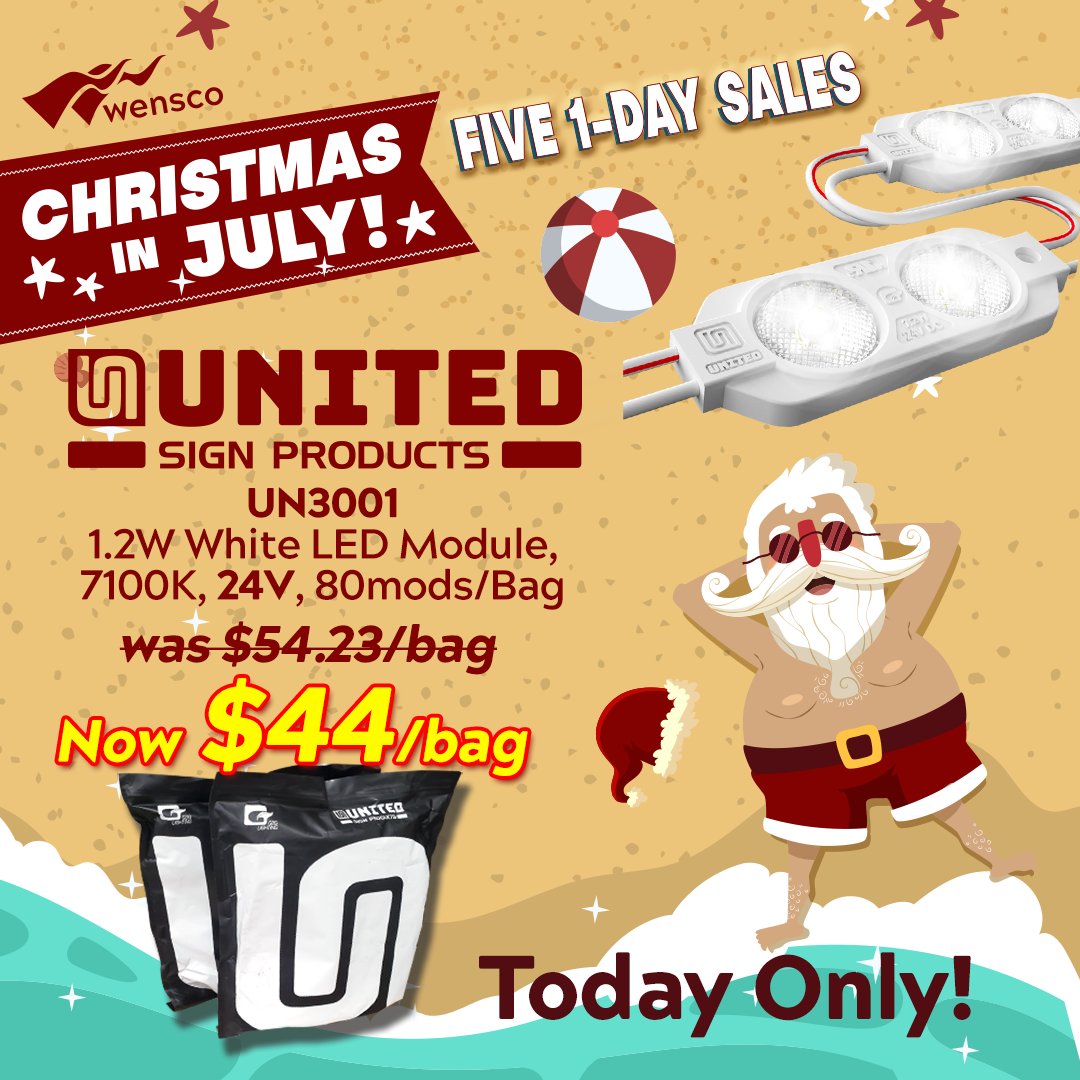 Wensco_Sign's tweet image. Get lit 💡 with G2G Lighting UNITED 2 24v LED modules! 

Today (7/22/25) only!

#signs #signage #signmaker #signagesolutions #ledsignage #ledsign