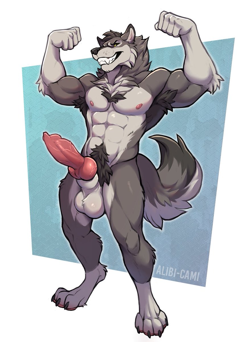 Alibi_Cami's tweet photo. wanna touch? just say so, cutie ~ 💪🐺 https://t.co/2QE7f4U9I6