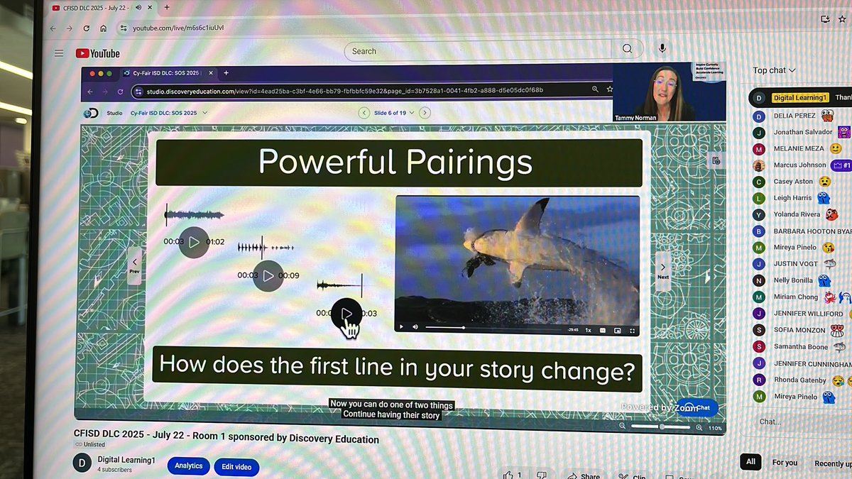 Katie Ayers (@msayersclass) on Twitter photo #cfisddlc meets #SharkWeek !!! Loving learning about <a href="/DiscoveryEd/">Discovery Education</a> ! <a href="/CyFairEdTech/">CyFair ISD EdTech</a> #cfisddlc meets #SharkWeek !!! Loving learning about <a href="/DiscoveryEd/">Discovery Education</a> ! <a href="/CyFairEdTech/">CyFair ISD EdTech</a>