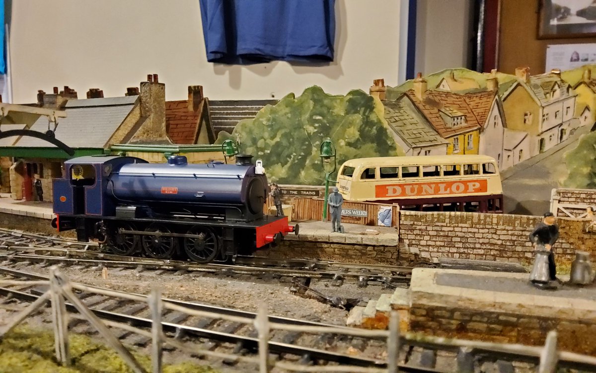 ArmandPartis's tweet photo. Managed to get a shot of the DJ Models Wilbert alongside the Modelu figure of the Rev. W. Awdry at Ffarquhar. Note: both these belong to the Awdry Study collection. While I do have my own models, I did not bring them with me this trip. https://t.co/f2HbZWAWwm