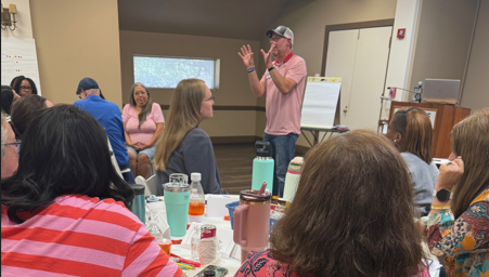 CISHeartofTX's tweet photo. Day 1 of our Summer Institute is complete and we were very lucky to hear from John Warren of @MCHforHope about reframing contradictions and our Alumni Panel including Board Member, Tre' Baldwin from @Baylor Learn more at https://t.co/JDQREkyH0p
#BeingPresentMatters #AllinforKids https://t.co/gu5ZDhPbwX