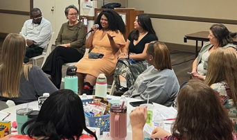 CISHeartofTX's tweet photo. Day 1 of our Summer Institute is complete and we were very lucky to hear from John Warren of @MCHforHope about reframing contradictions and our Alumni Panel including Board Member, Tre' Baldwin from @Baylor Learn more at https://t.co/JDQREkyH0p
#BeingPresentMatters #AllinforKids https://t.co/gu5ZDhPbwX