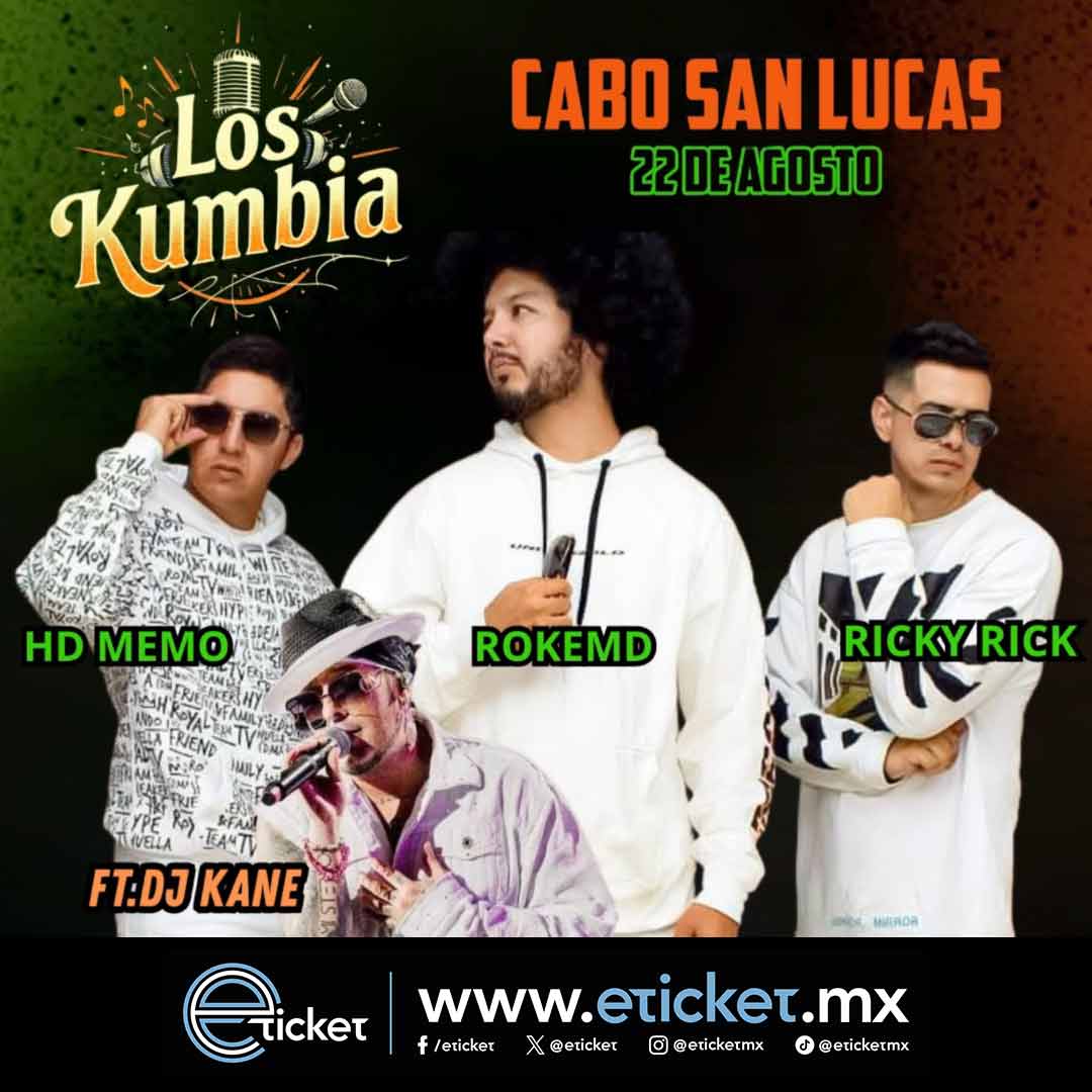 ¡Los Kumbia en Cabo San Lucas! 🎤
Pura fiesta y ritmo inigualable ❤️‍🔥
Teatro Al Aire Libre - Pabellón Cultural De La
República 📍
Adquiere tus boletos en eticket.mx 💻