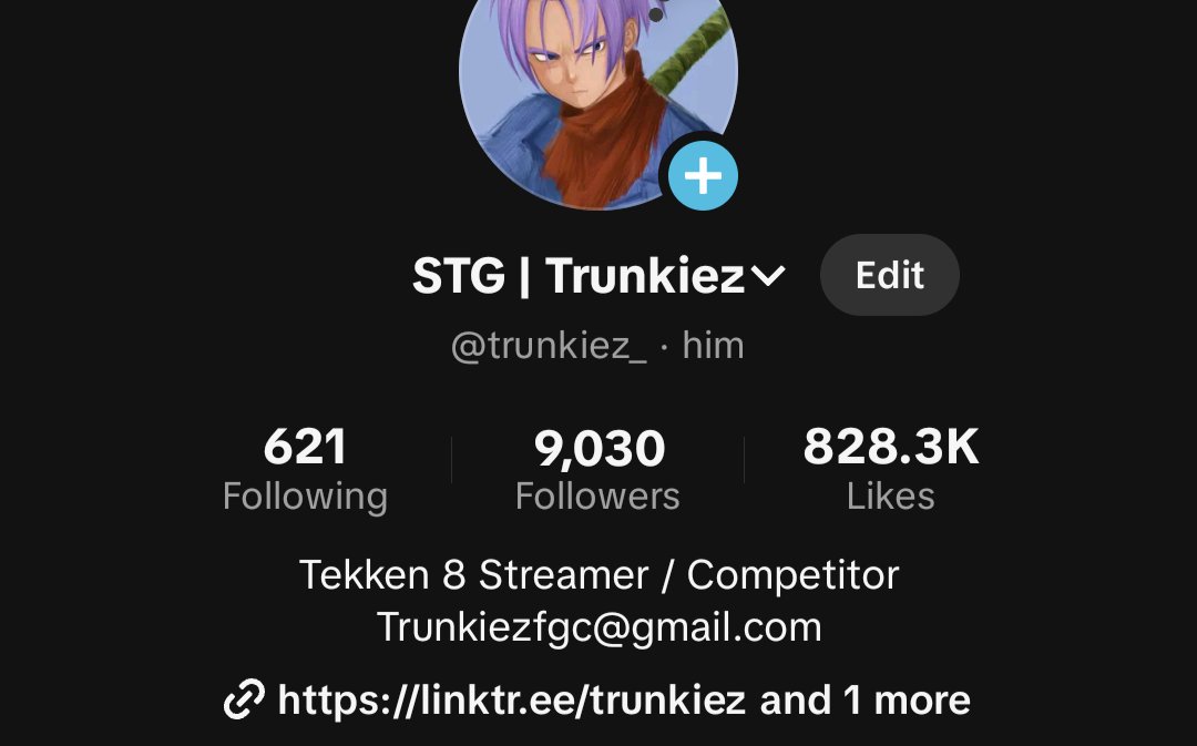 Trunkiez's tweet image. Two amazing things today! I hit 9k on TikTok and got accepted into the bandai namco creator collective. I'm gonna keep working hard to hit bigger milestones :)