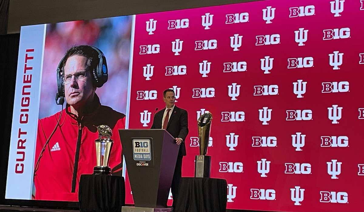 JeffRabjohns's tweet image. Indiana coach Curt Cignetti when asked about last year’s “Cinderella” run: “The theme of this year is ‘Humble and hungry vs. noise and clutter.’”
“What’s cheap won’t last, what lasts isn’t cheap.” #iufb