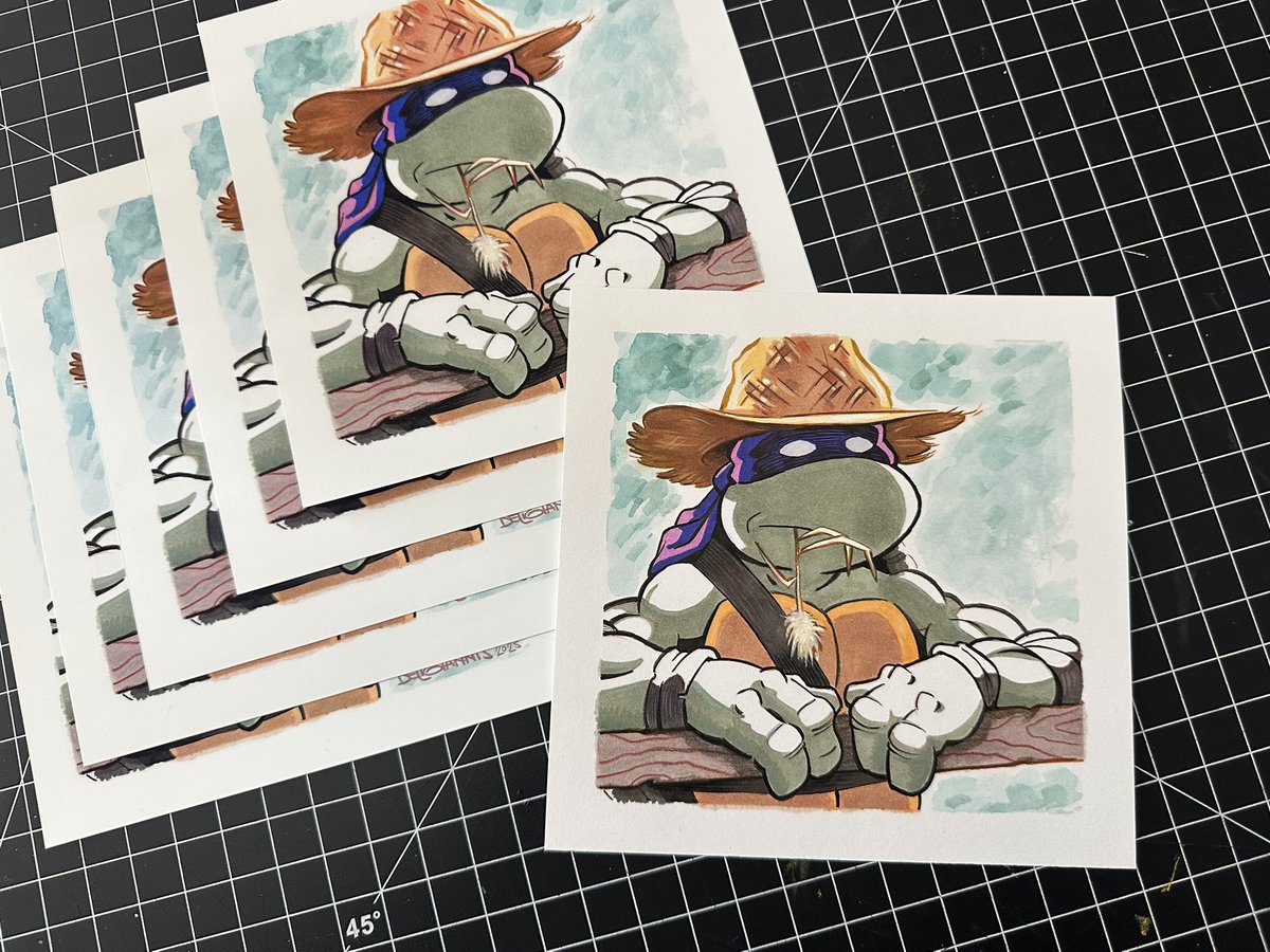 AlexDeligiannis's tweet image. You had to be there to understand. Watercolor, marker, & colored pencil. @SD_Comic_Con Booth 1537. #tmnt #sdcc #SDCC25