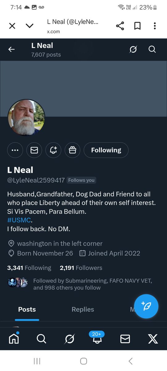 Let's boost this USMC VETERAN please give <a href="/LyleNeal2599417/">L Neal</a> a follow, repost 💪🫶👊💥💯🇺🇸🫡