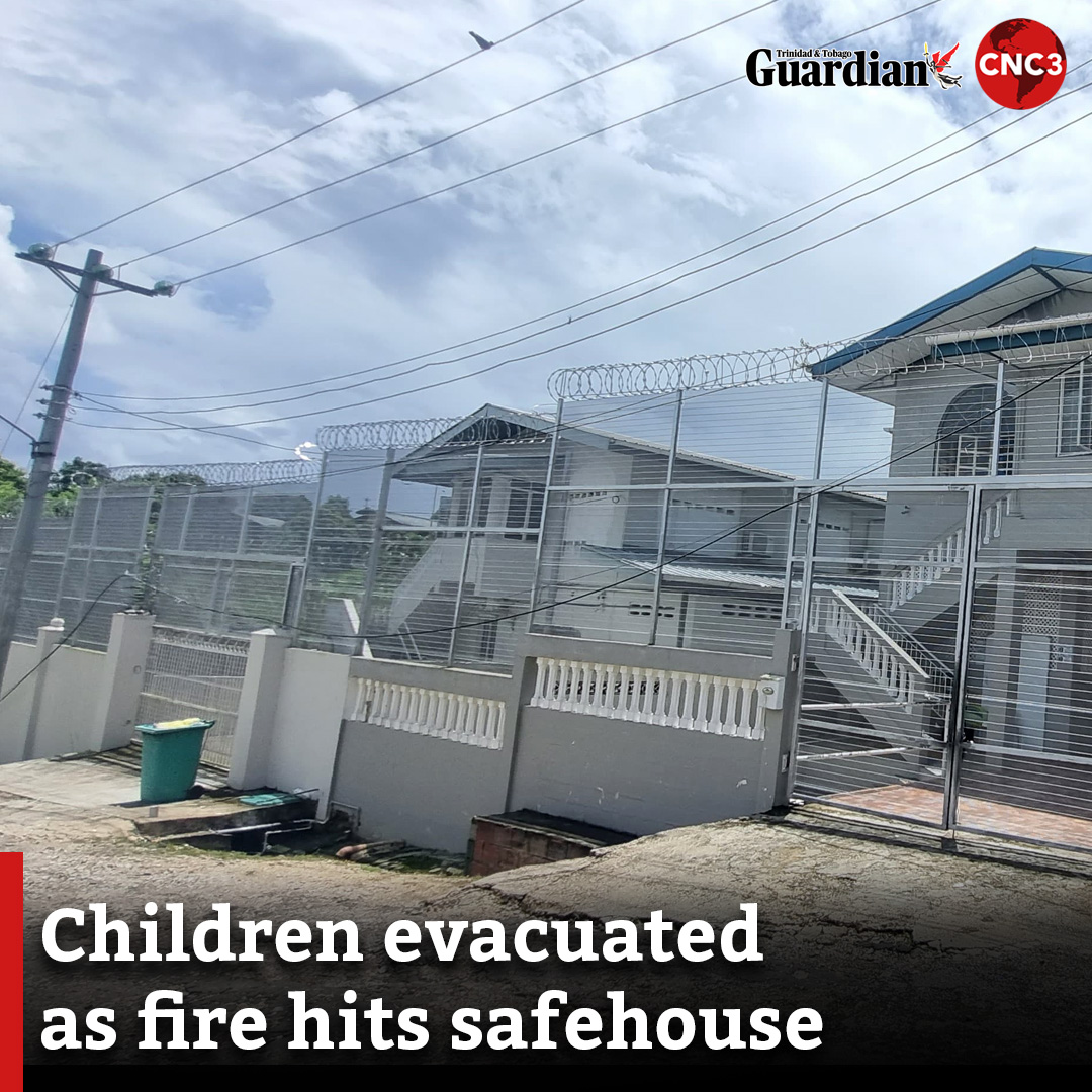 CNC3TV's tweet image. Investigations are ongoing into a fire that broke out at a Children’s Authority safehouse in San Fernando on Sunday.
For more…
cnc3.co.tt/children-evacu…