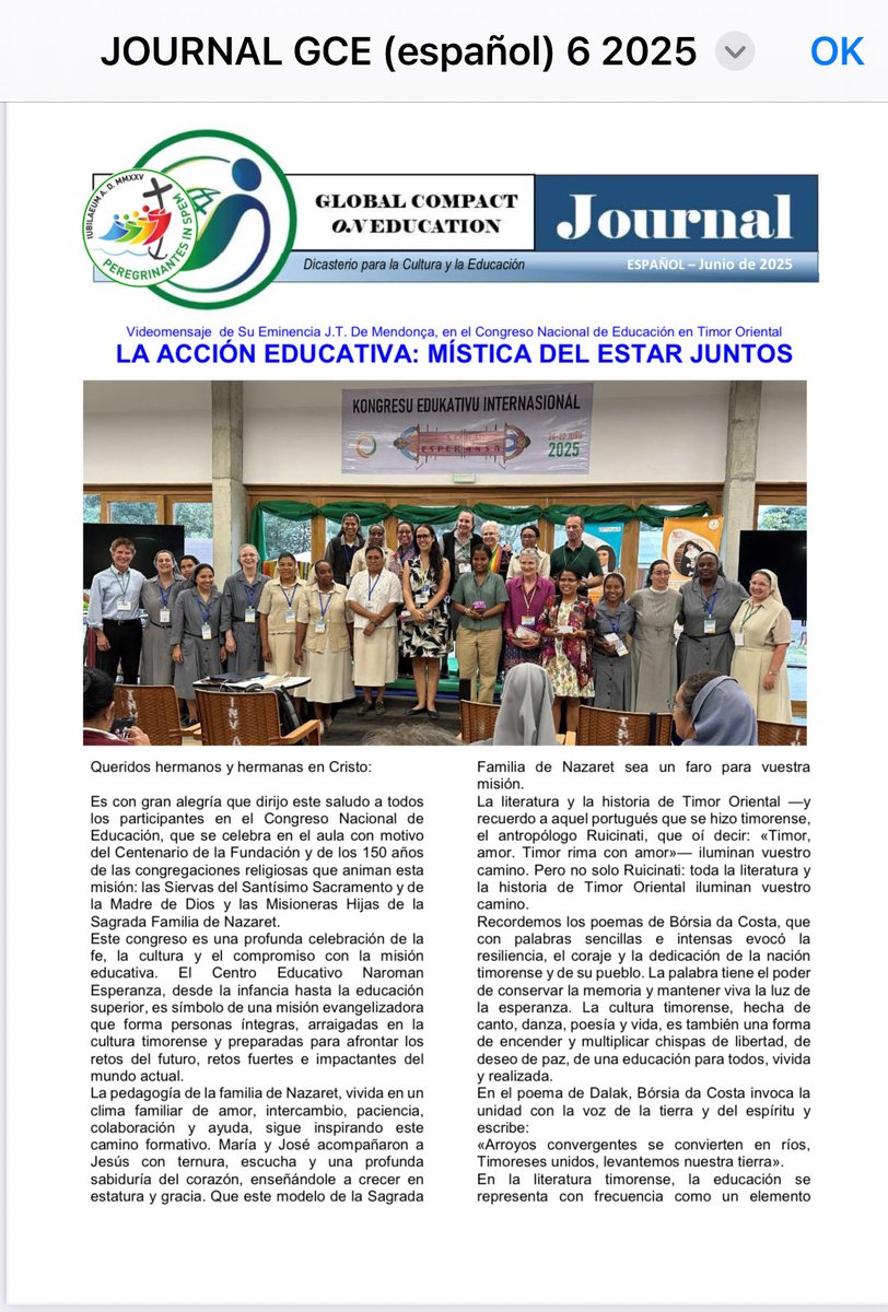 Misioneras Nazaret (@mhsfnazaret) on Twitter photo 