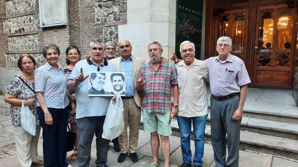 mclcubaoficial's tweet image. Misa por Oswaldo Payá y Harold Cepero en Madrid. Parroquia de San Fermín de los Navarros