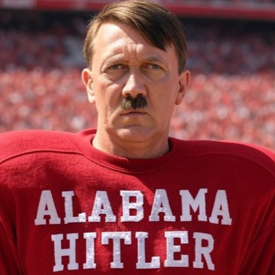 RevBuddyLee's tweet image. Leftards are now saying pictures of Alabama Hitler are offensive
Press ❤️ if you love Alabama Hitler