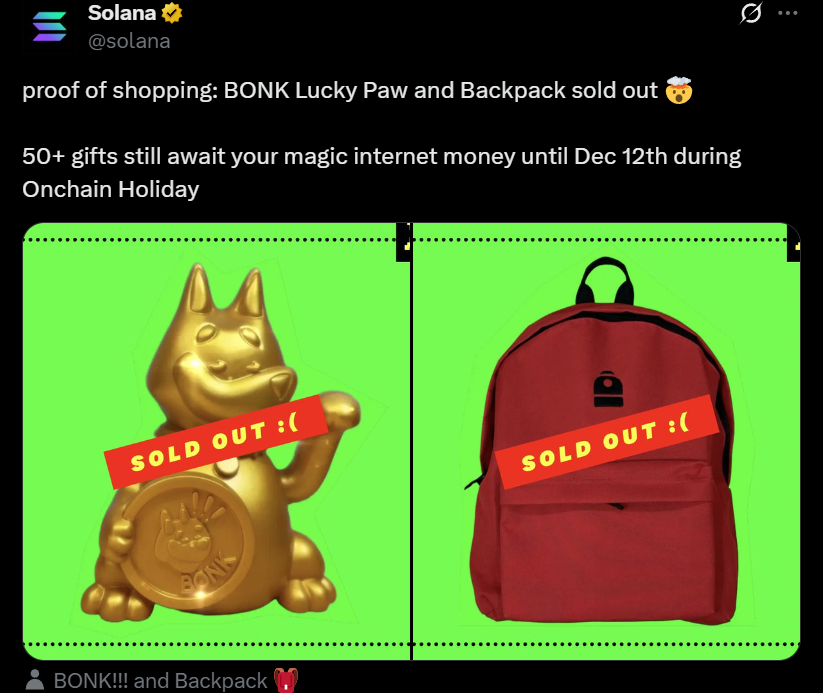 Welcome, it`s your lucky day. 🍀

Lucky Paw, is the lucky charm of Bonk and Solana and deserved to be tokenized. Holding this token in your portfolio will bring good fortune and riches. 💰

Only 42% supply available.
- 3% for <a href="/theunipcs/">Unipcs (aka 'Bonk Guy') 🎒</a> 
- 3% for <a href="/SolportTom/">Tom</a> 

<a href="/bonk_inu/">BONK!!!</a> sold