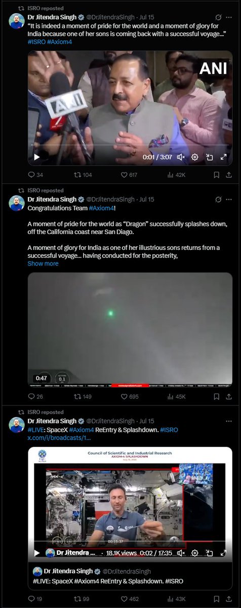 Indrani1_Roy's tweet image. Dearest @isro,
For the country, by the country, of the country.
And not its ministers.
#ISROfixYourPR