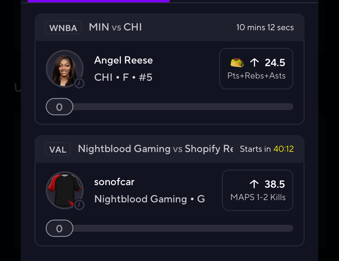 Taco Pair ☢️🌮

Let’s lock in fellas ❤️ if tailing

#esports #prizepicks #tacotuesdsy #esportsgambling