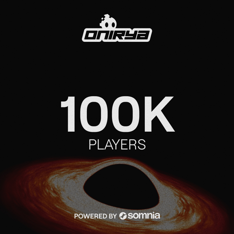 🎉 Onirya.xyz has hit 100K players (109K to be exact)!

Big thanks to the <a href="/Somnia_Network/">Somnia</a>  community for making the Gaming Mania quest a success!

More exciting updates coming soon for the top players, especially those in the closed beta! 🔥

<a href="/somniaGames_/">Somnia Games</a>
