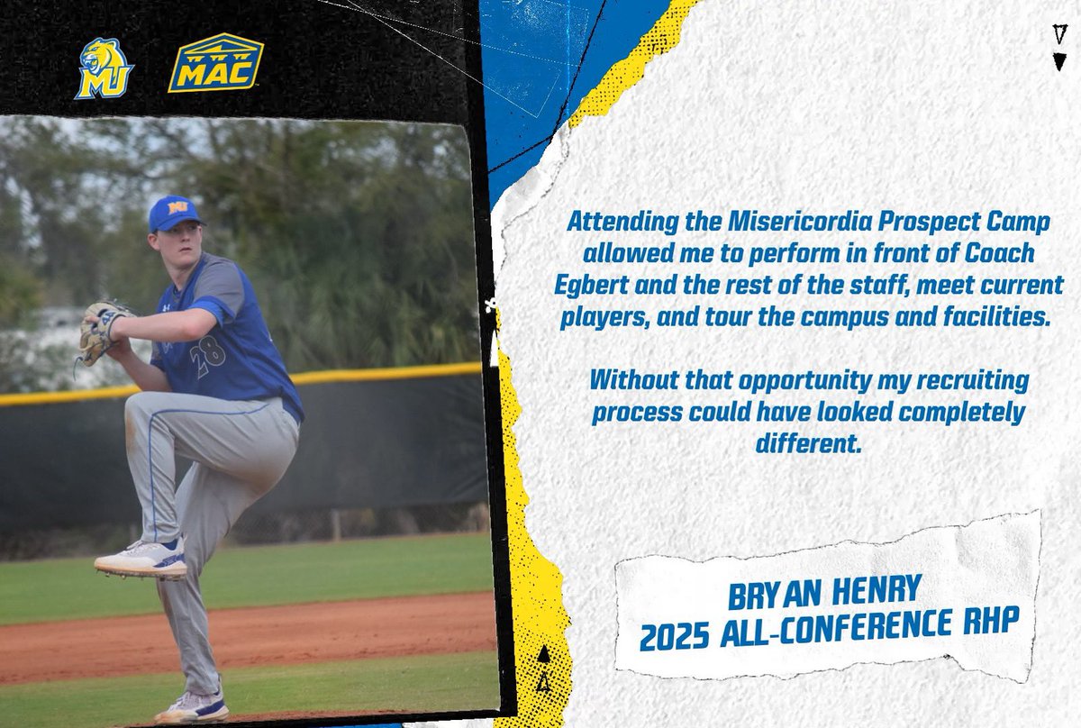 Current All-Conference Jr. RHP Bryan Henry attended our Prospect Camp back in 2023 and earned himself a roster spot. 

August 12th, 2025 all 2026, 2027, and 2028 graduates will have that same opportunity at Tambur Field. Registration and detailed itinerary is in our bio! 

#ALL9