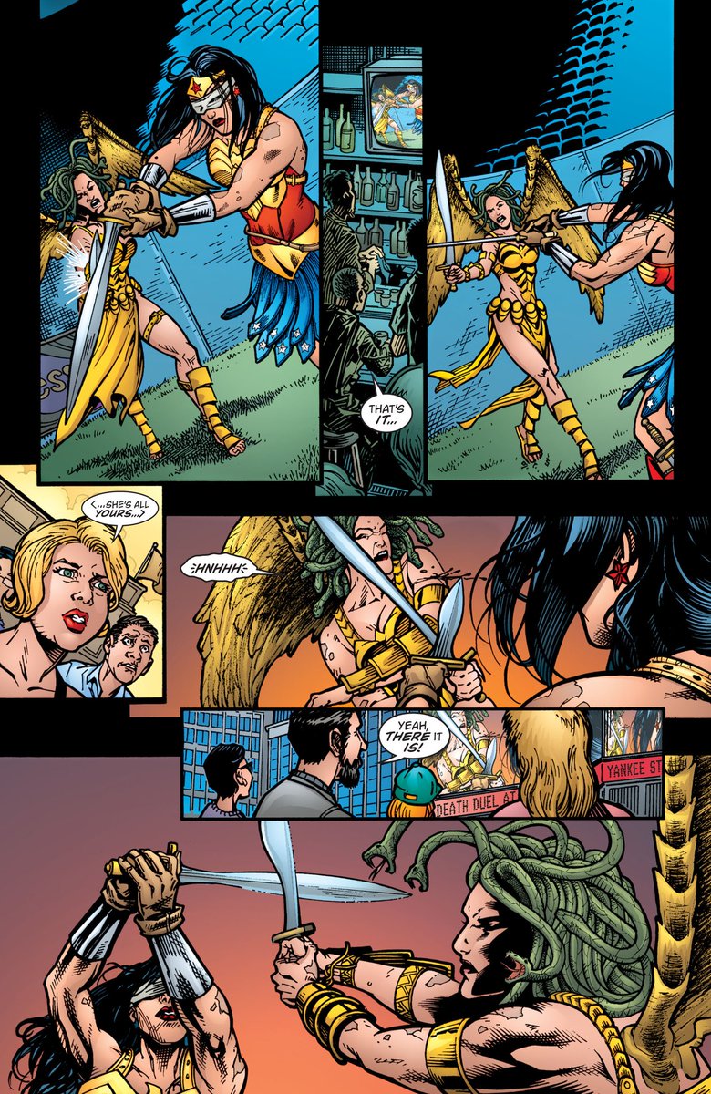 JTWonderdome's tweet image. The battle between Wonder Woman and Medusa will go down in history