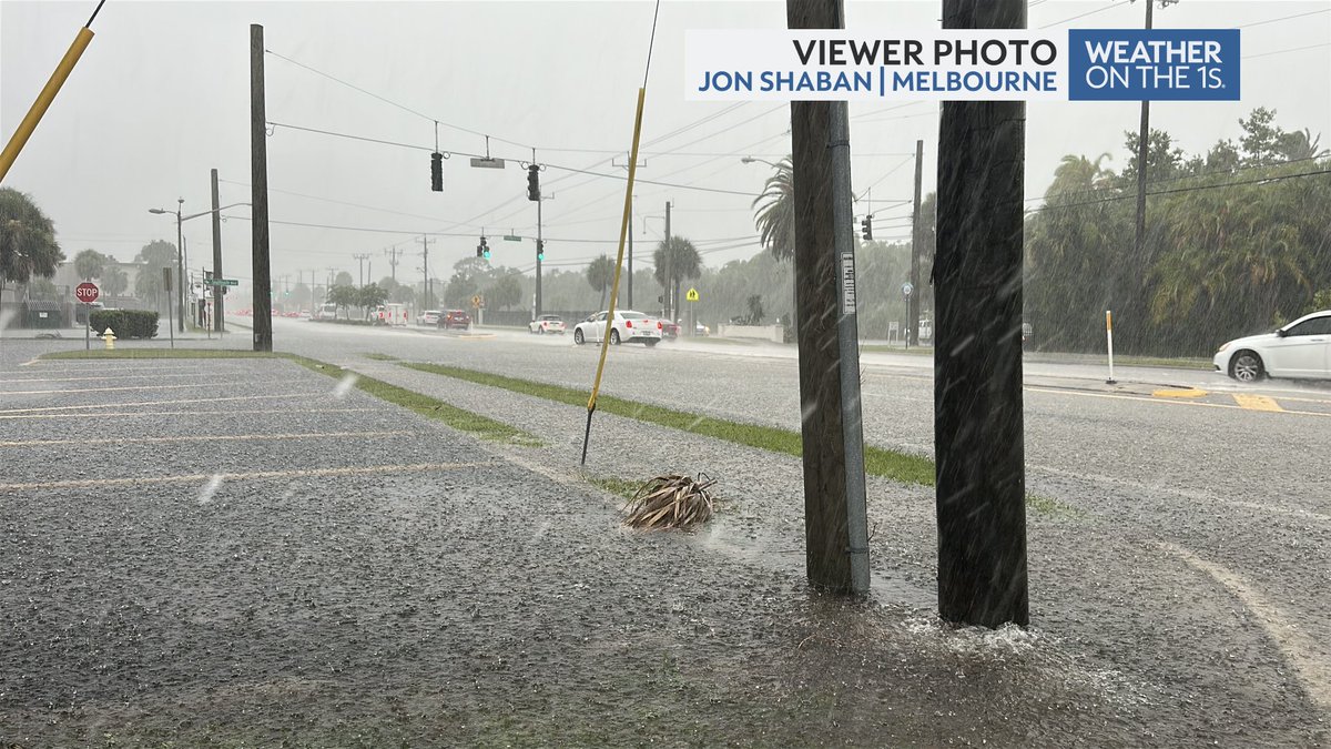 ZachCoveyTV's tweet image. Flash Flood Warning in southern Brevard county through 4:00 p.m. Flooding along Babcock Road is stranding a few cars off Southgate Blvd.
Remember - Turn Around, Don't Drown!
#FLwx @mynews13 @NWSMelbourne
