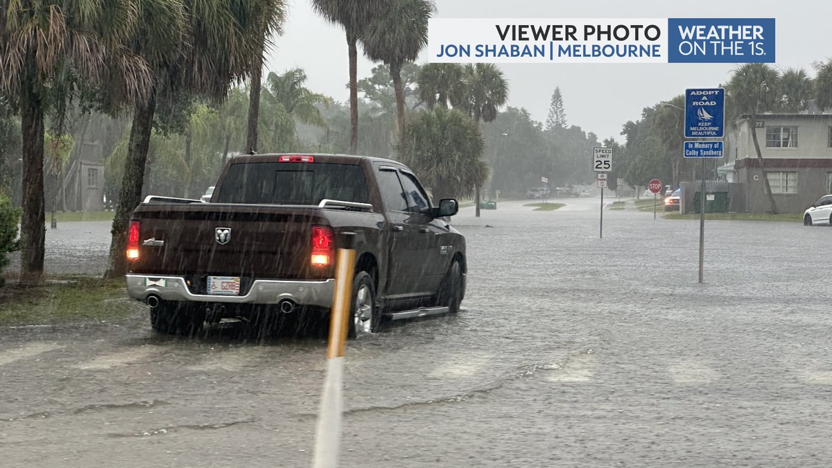 ZachCoveyTV's tweet image. Flash Flood Warning in southern Brevard county through 4:00 p.m. Flooding along Babcock Road is stranding a few cars off Southgate Blvd.
Remember - Turn Around, Don't Drown!
#FLwx @mynews13 @NWSMelbourne