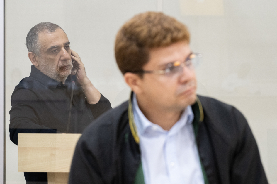 Karina Karapetyan (@karinakarapety8) on Twitter photo The sham trial of <a href="/RubenVardanyan_/">Ruben Vardanyan</a> took place in 🇦🇿 today. He protested against the translators (lack of professionalism) & the "judges" (interest in criminal prosecution). Both petitions were rejected. The next show, hosted by #Aliyev, will be on July 29.
#FreeArmenianHostages The sham trial of <a href="/RubenVardanyan_/">Ruben Vardanyan</a> took place in 🇦🇿 today. He protested against the translators (lack of professionalism) & the "judges" (interest in criminal prosecution). Both petitions were rejected. The next show, hosted by #Aliyev, will be on July 29.
#FreeArmenianHostages