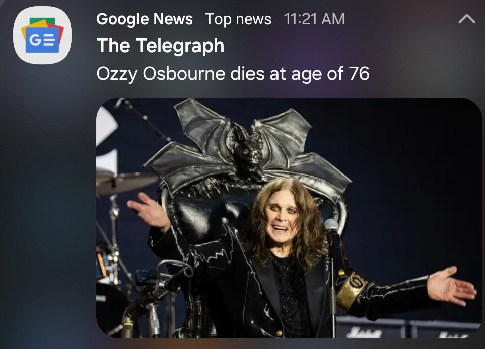 Giantmancakes's tweet image. RIP Ozzy, He's riding the crazy train in Hell with George Bush Sr