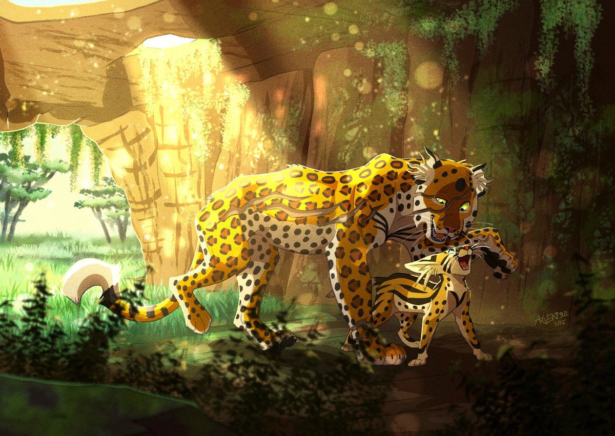 Panthera_Arven's tweet image. "Babysitter", picture where Mosi and Mondo finally get along and become siblings 鉂わ笍
This Illustration was requested by my wonderful Patr0ns!
If you can, please PLEASE support the comic on Pat/re0n 鉂わ笍 Your contribution keeps the series going.
#africacomic #animalart